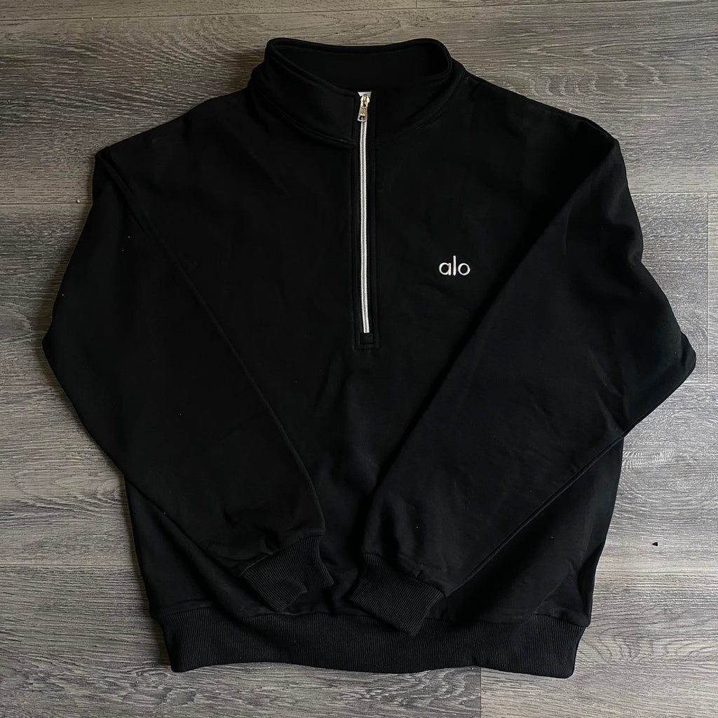 AL0 1/4 Zip Tracksuit (Black)