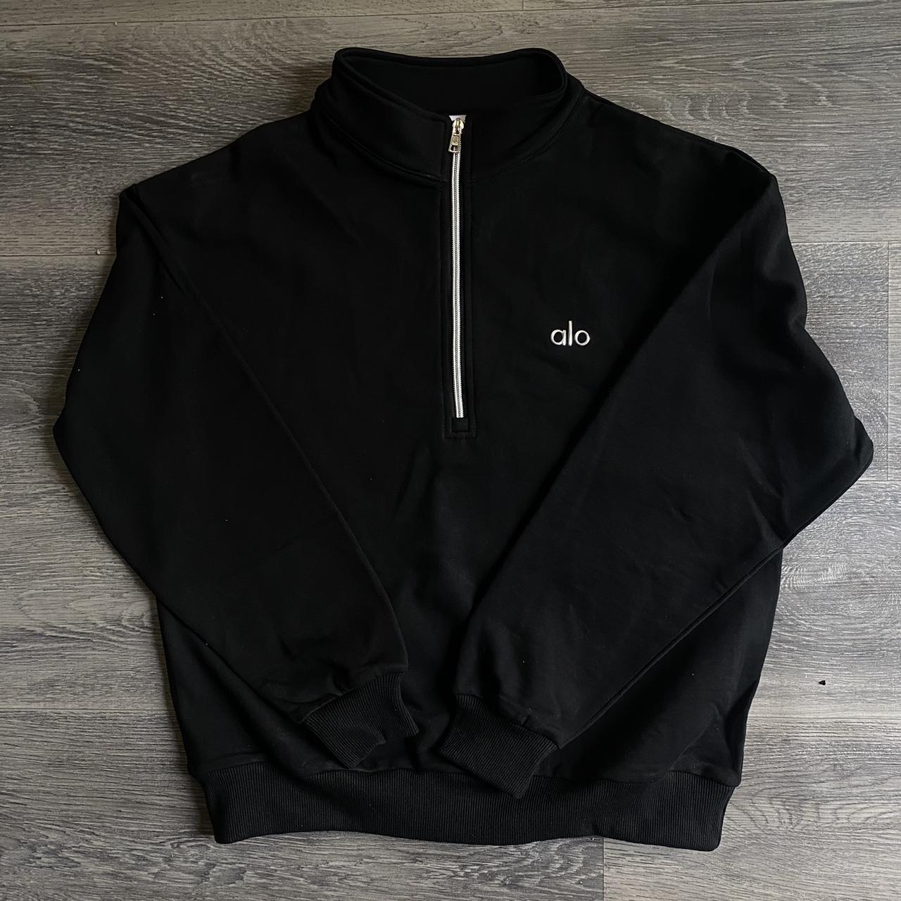 AL0 1/4 Zip Tracksuit (Black)